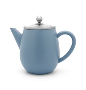 Bredemeijer Dvoustěnná konvička na čaj Duet Eva 1,1l modrá