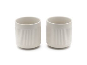 Bredemeijer Kameninové hrnky Skagen bílé (2ks) 300 ml