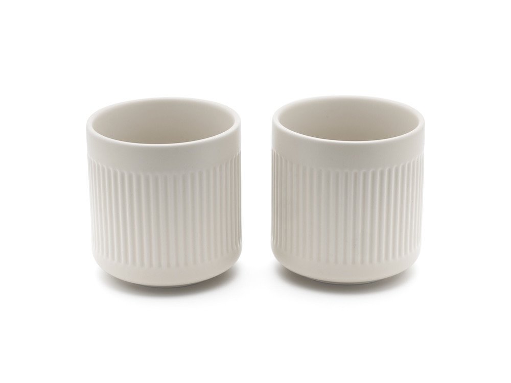 Bredemeijer Kameninové hrnky Skagen bílé (2ks) 300 ml