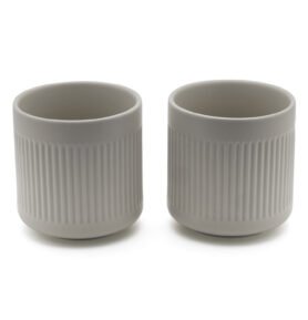 Bredemeijer Kameninové hrnky Skagen šedé (2ks) 300 ml