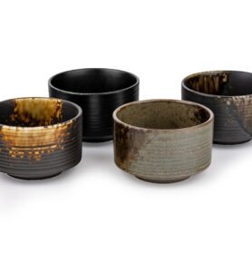 Bredemeijer Kameninové misky Osaka  (4 ks) 180 ml