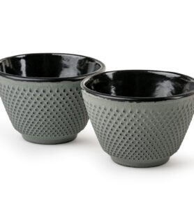 Bredemeijer Litinové hrnky na čaj Xilin Light Green  (sada 2 ks)