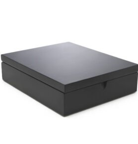 Bredemeijer Krabička na čaj Black (9 přehrádek)