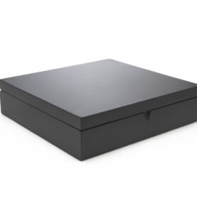 Bredemeijer Krabička na čaj Black (12 přehrádek)