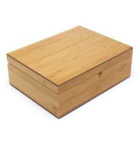 Bredemeijer Krabička na čaj Bamboo (4 dózy na sypaný čaj + odměrka)