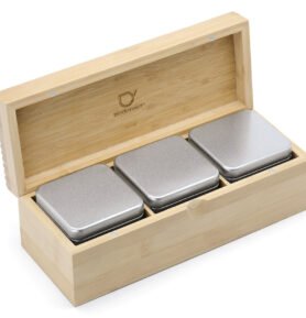 Bredemeijer Krabička na čaj Bamboo (3 dózy na sypaný čaj)