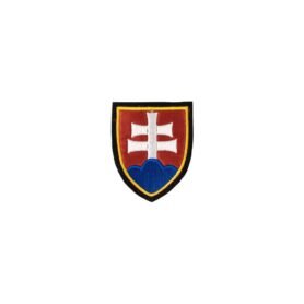 Nášivka znak SLOVENSKA - BAREVNÝ žlutý lem