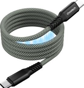 Choetech PD100W USB-C to USB-C 1M Magnet Nylon Cable--green