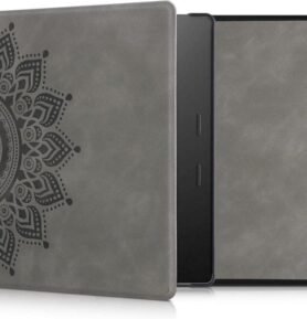 KW Mobile - Rising Sun - KW5697203 - pouzdro pro Amazon Kindle Oasis 2/3 - šedé