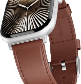 Epico Watch Strap Leather for Apple Watch SE/Series 1-9 (38/40/41mm)/10-11 (42mm) - hnědá