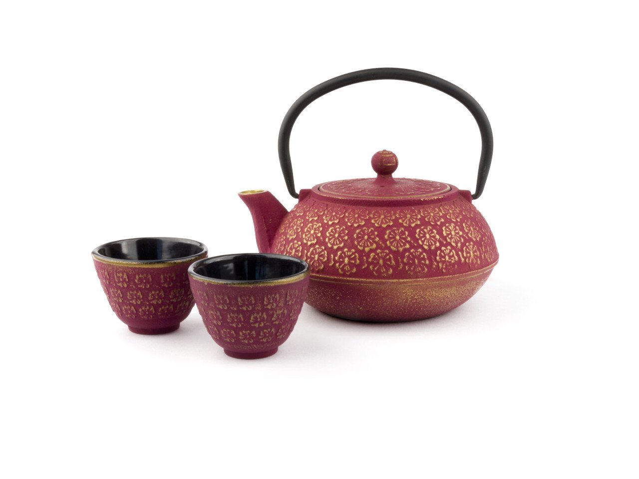 Bredemeijer Čajová sada Shanghai 0,6L,růžová/zlatá