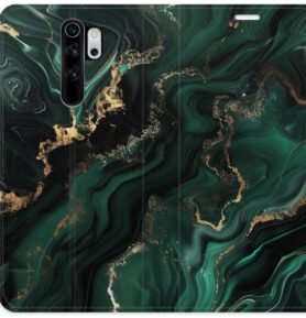 iSaprio Flip pouzdro Emerald 02 pro Xiaomi Redmi Note 8 Pro