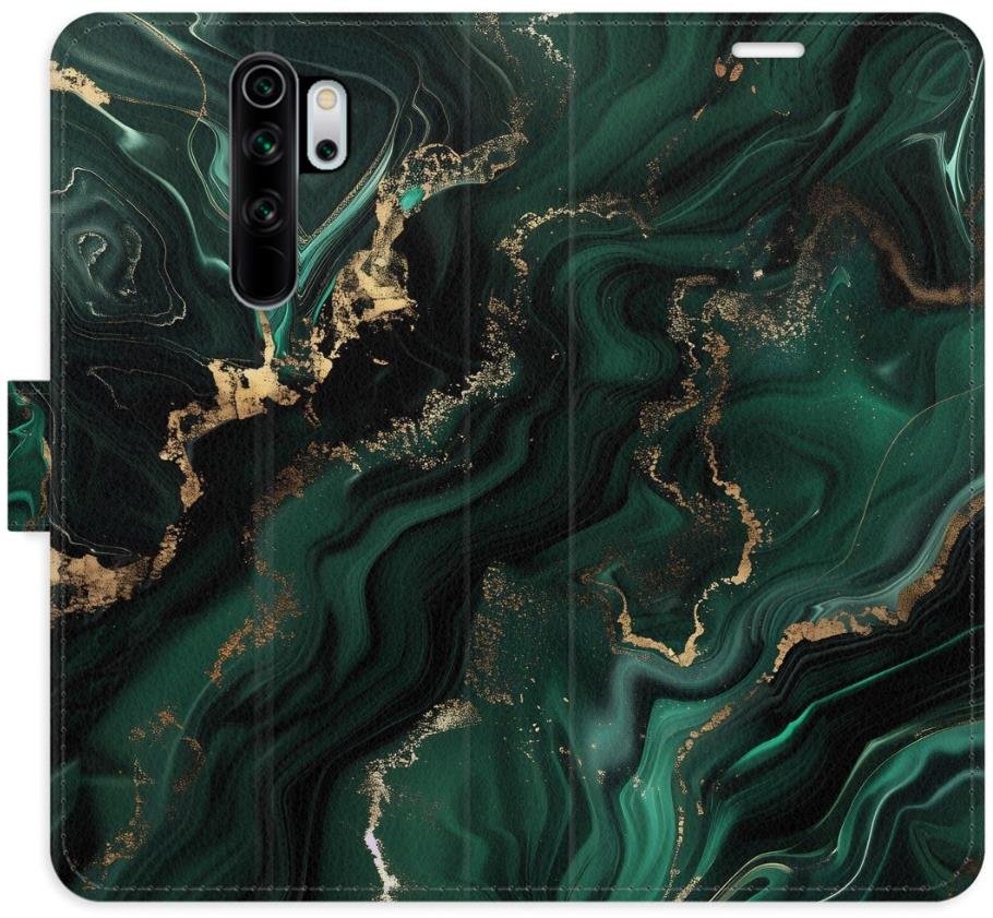 iSaprio Flip pouzdro Emerald 02 pro Xiaomi Redmi Note 8 Pro