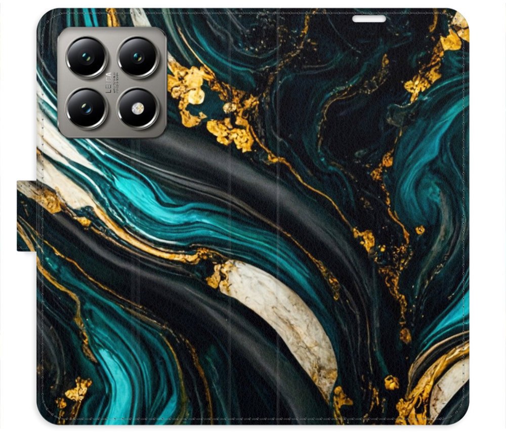 iSaprio Flip pouzdro Dark Paint pro Xiaomi 14T Pro