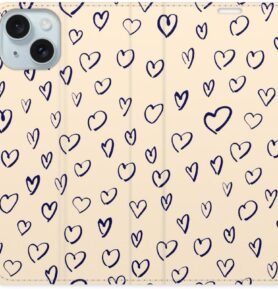 iSaprio Flip pouzdro Heart Light 02 pro iPhone 15