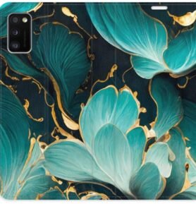 iSaprio flip pouzdro Blue Flowers 02 pro Samsung Galaxy A41