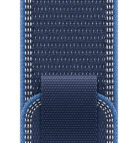 Apple Watch 49mm modrý Trailový tah - S/M -  provedení z přírodního titanu