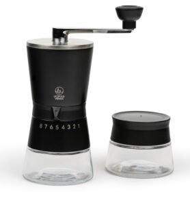 Leopold Vienna Kávový mlýnek Bologna Black (dárková sada)
