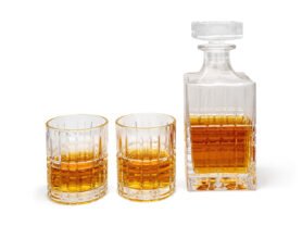 Leopold Vienna Whiskey sada Aspiran (karafa a 2 sklenice)