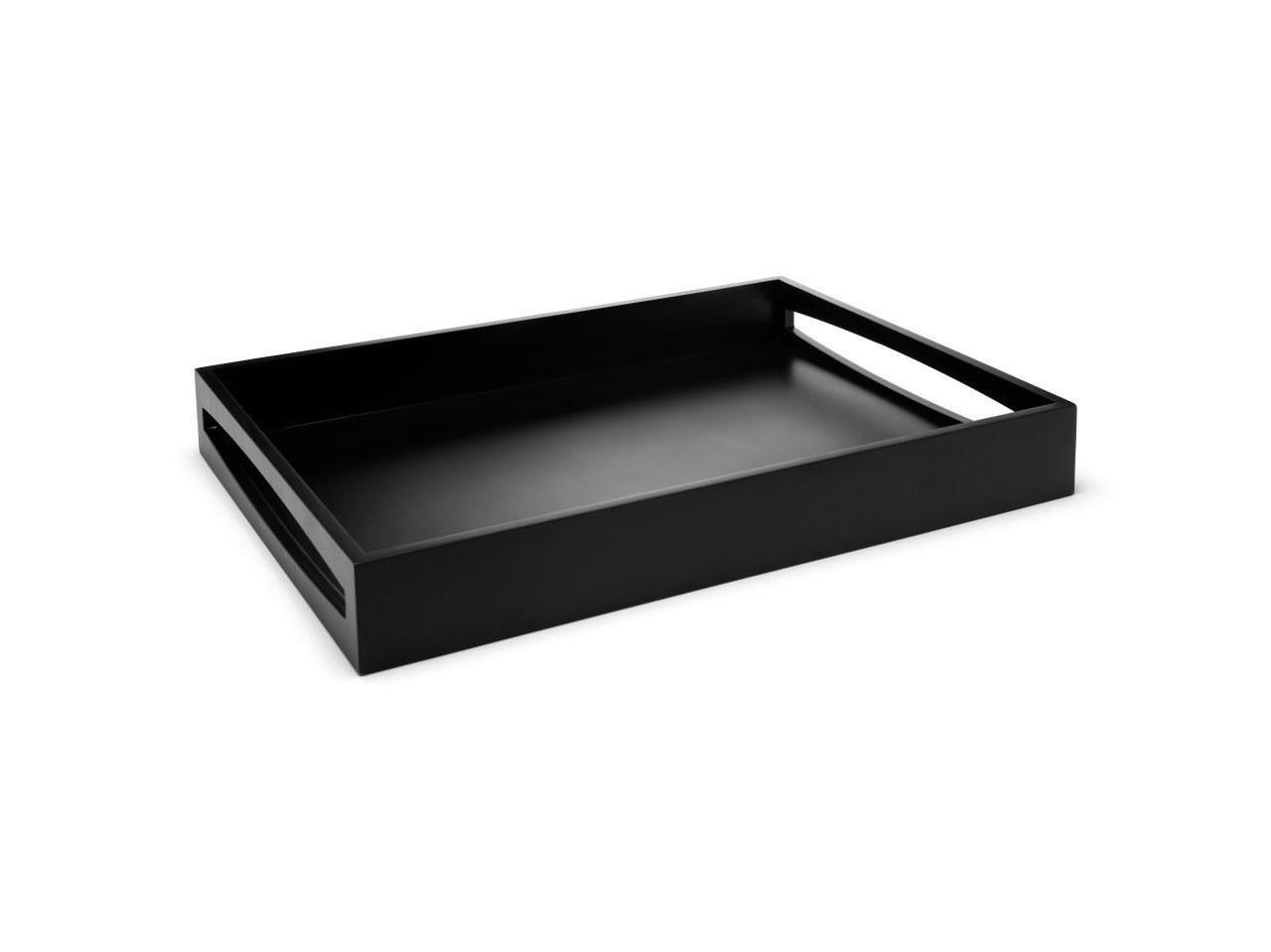 Leopold Vienna Černý servírovací tác 47,5x35x6 cm