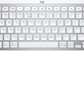 Logitech MX Keys Mini Minimalist Wireless Illuminated Keyboard, Pale Grey - US INTL