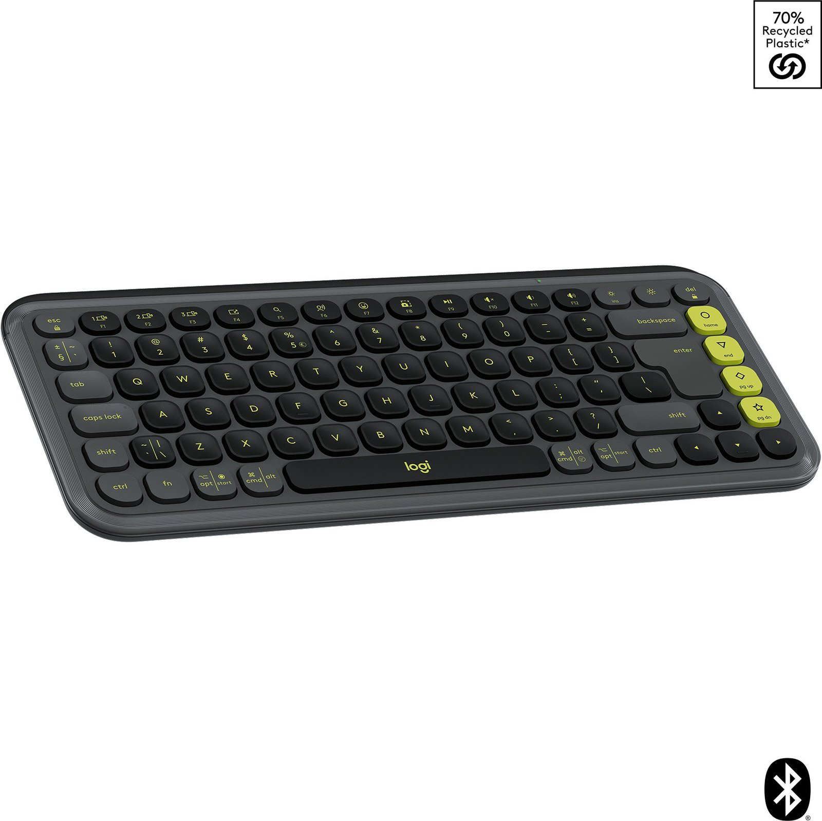 Logitech Pop Icon Keyboard, Graphite - US INTL