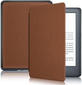 B-SAFE Lock 3401, pouzdro pro Amazon Kindle 2022/2024, hnědé