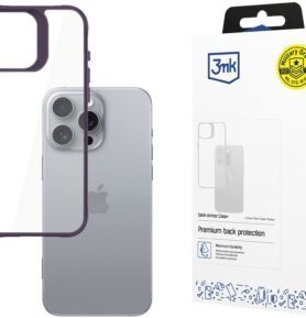 3MK Satin Armor Case+ Purple pro Apple iPhone 16 Pro Max