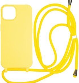 Mobile Origin Lanyard Case Yellow iPhone 14