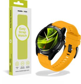 Mobile Origin Easy Strap Quick Fit for Garmin, 20mm Yellow