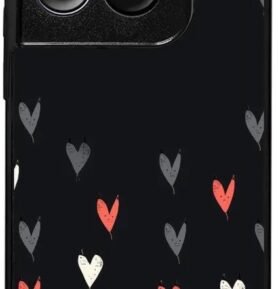 Mobiwear Glossy lesklý pro Motorola Edge 60 Fusion - Srdíčka