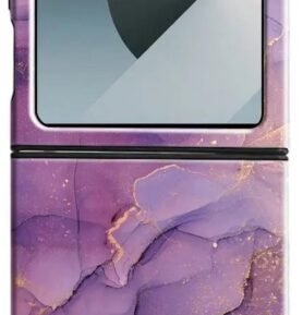 Mobiwear Elite Pro odolný obal na Samsung Galaxy Z Flip 7 FE fialový mramor