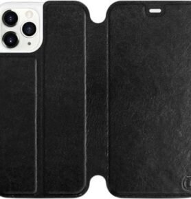 Flipové pouzdro na mobil Apple iPhone 11 Pro v provedení  Black&Gray s šedým vnitřkem