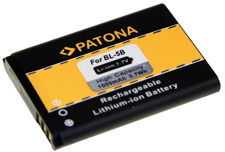 PATONA pro Nokia BL-5B 1000mAh 3.7V Li-Ion