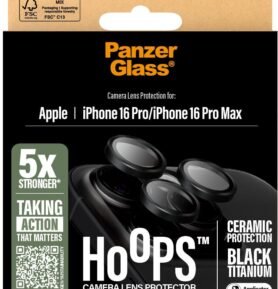 PanzerGlass HoOps Ceramic Apple iPhone 16 Pro/15 Pro/16 Pro Max/15 Pro Max černý titan