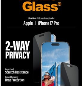 PanzerGlass Privacy Apple iPhone 17 Pro s instalačním rámečkem