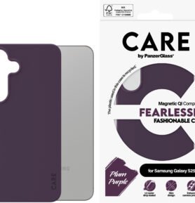 PanzerGlass CARE kryt Samsung Galaxy S25 Fearlessly fialový (Plum Purple) QI