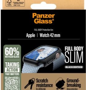 PanzerGlass Apple Watch 10 42mm tenký černý s ochranným sklem