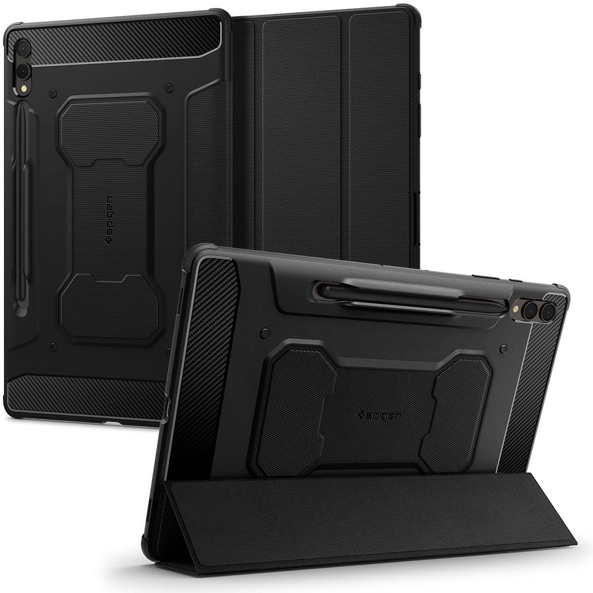 Spigen Rugged Armor Pro Black Samsung Galaxy Tab S9+/Tab S10+