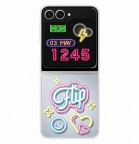 Samsung Galaxy Z Flip6 Designový kryt Flipsuit Transparent