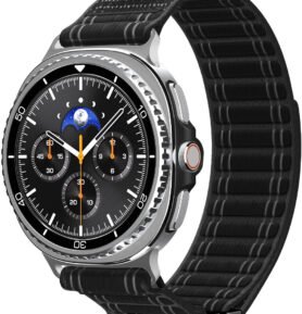 Spigen Fabric Band Hook And Loop Samsung Galaxy Watch 8 46mm/44mm/40mm Black