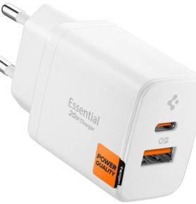 Spigen Essential 20W Wall Charger EE202EU White