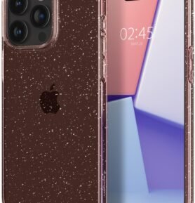 Spigen Liquid Crystal Glitter Rose Quartz iPhone 15 Pro Max
