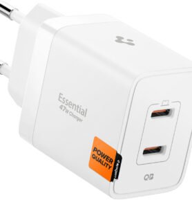Spigen Essential 47W Wall Charger EE472EU White