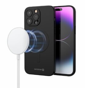 Swissten Soft Joy MagStick pouzdro iPhone 13 Mini černé