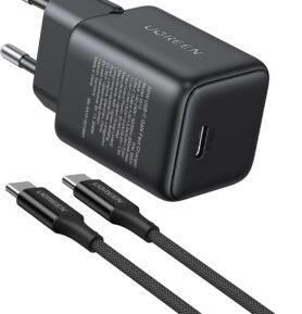 UGREEN Mini 30W PD GaN Tech  Charger +1M USB-C Cable