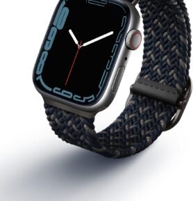 Uniq Aspen Designer Edition řemínek pro Apple Watch 45/44/42mm tmavě modrý