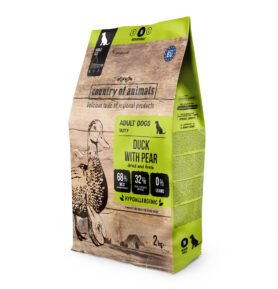 Country of Animals - Psí granule kachní s hruškami 2 kg