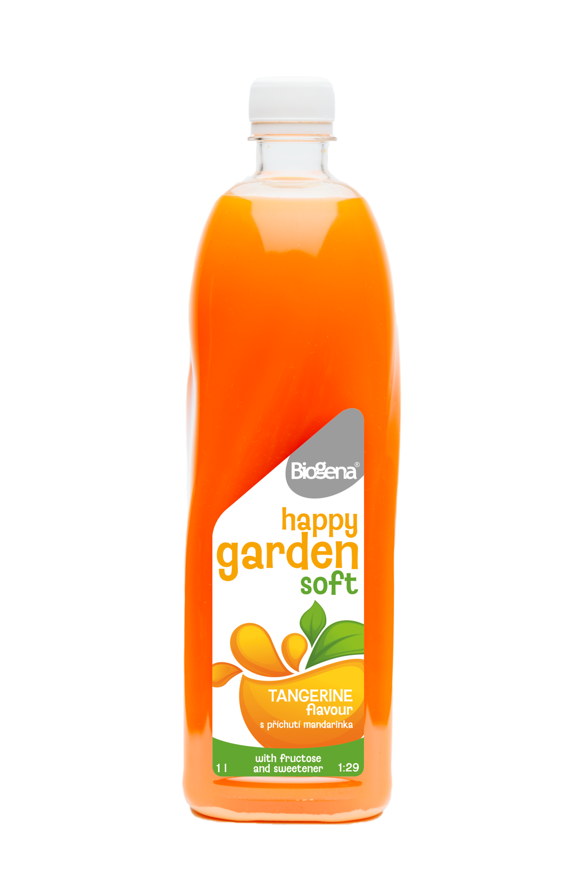 Happy Garden soft s příchutí mandarinka 1 L