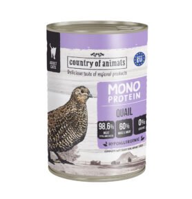 Country of Animals - Monoprotein křepelčí 400 g (pro kočky)